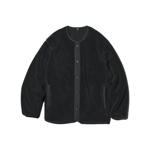 UNIQLO Мужские бархатные куртки черного цвета