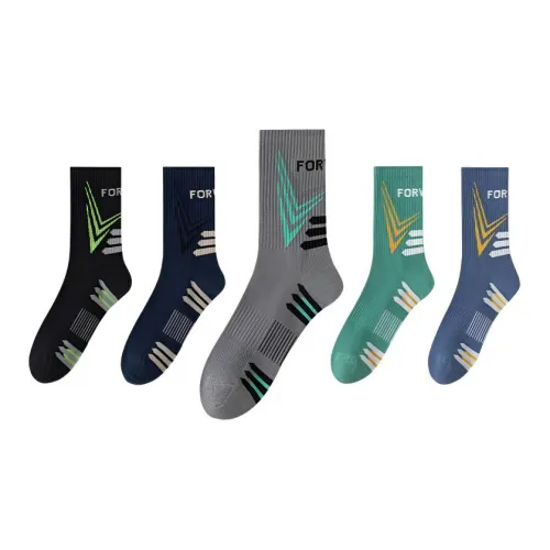 MIIOW Осенние и зимние носки Crew для мужчин упаковка из 5 пар