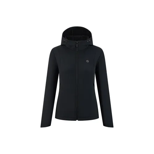 BMAI Мягкая оболочка куртка женская цвет ночной черный