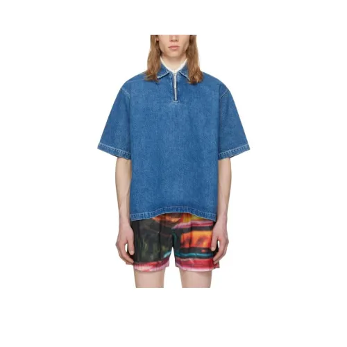 Sunnei Мужские рубашки синего цвета