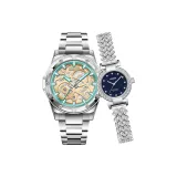 5579 Хаки Стальной браслет + 3328 Звездный синий