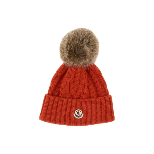 Moncler Шерстяные Шапки Женские Красные