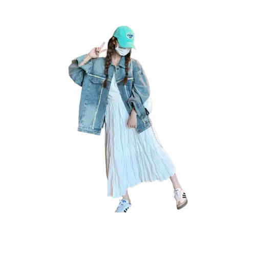 MEXICAN Светло-синие Женские Джинсовые Куртки