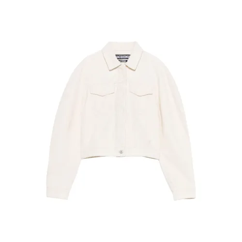 Jacquemus Белый Женские Джинсовые Куртки