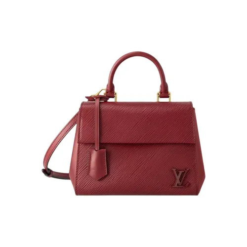 LOUIS VUITTON Cluny Кожа EPI Одно плечо Сумка Мини Женская Красная