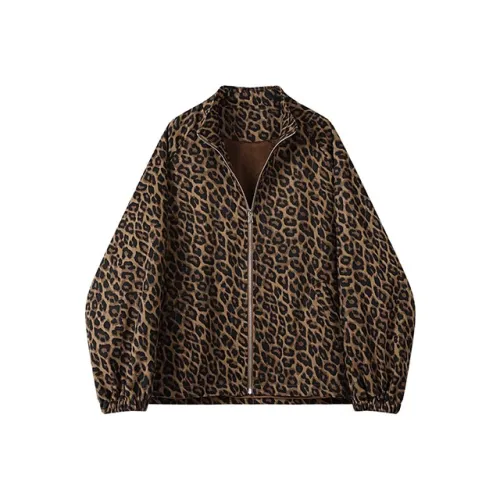 Devanro Леопардовый принт Женские Куртки