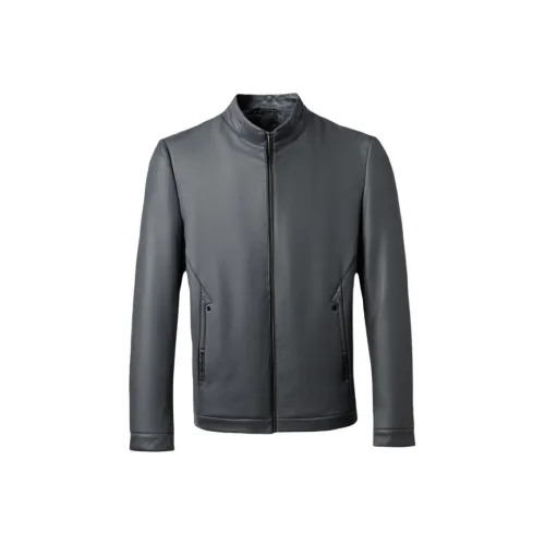 Square Man Also Stands Tall кожаная куртка мужская