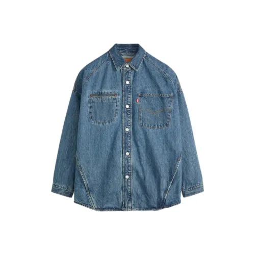 Levis Blue Men's Denim Jackets Левис Синий Мужские Джинсовые Куртки