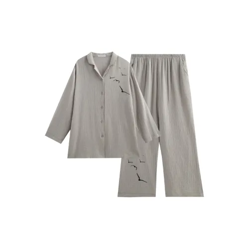 Same Language Пижамный комплект Женские Светло-серый · Seabird