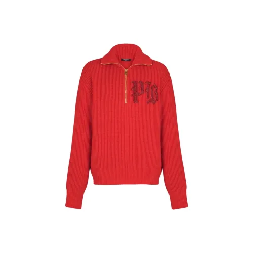 BALMAIN Red Men's Sweaters BALMAIN Красные Мужские Свитера