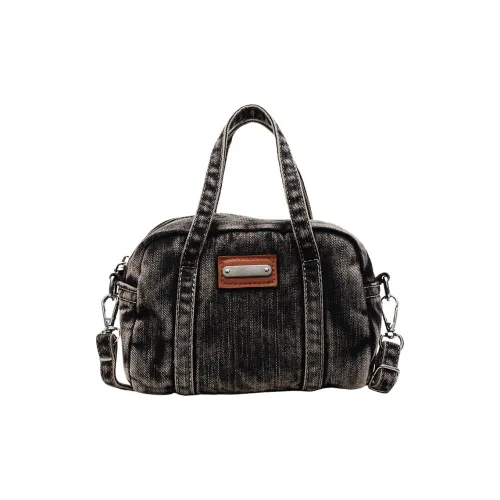 NOMK Denim Одно Плечо Сумка Стандартная Женская Черная Синяя