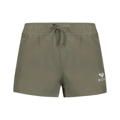 ROXY Зеленые Повседневные Шорты для Женщин