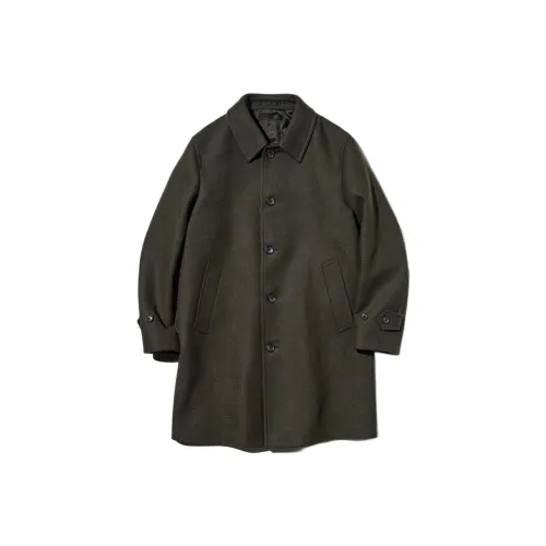 UNIQLO Темно-оливковый унисекс пальто