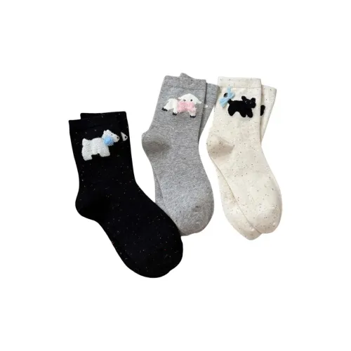 OEING 3 пачки женских носков MID до икры