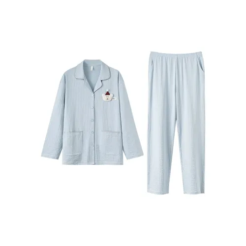 QINJING Светло-розовый женский пижамный комплект