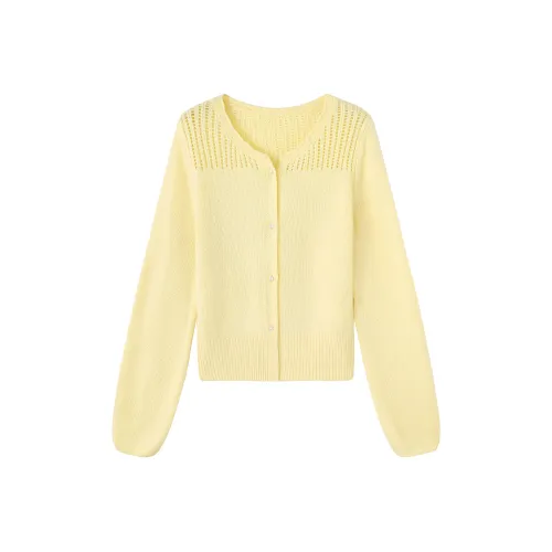 DX.DAXI Светло-желтый Женский Трикотаж