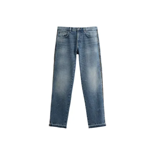 ZARA Medium Blue Men's Jeans ZARA Средне-синие мужские джинсы