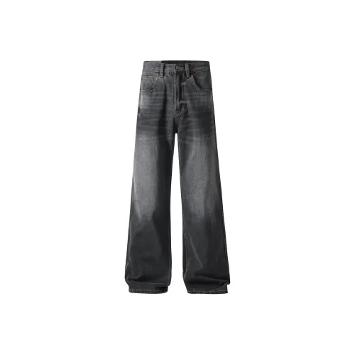 FAFC Loose Fit Straight Fit Wide Leg Casual Pencil Pants Unisex 