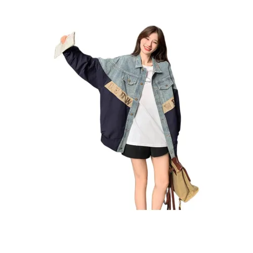 MEXICAN Темно-синие женские джинсовые куртки