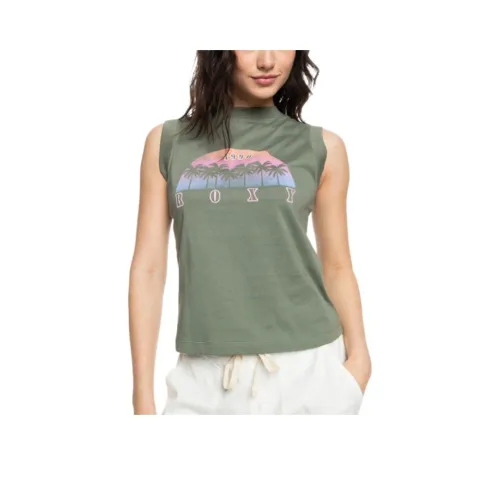 ROXY Зеленые Женские Майки