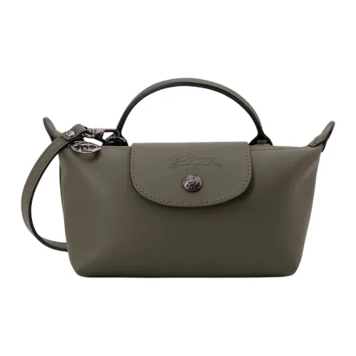 LONGCHAMP Le Pliage Xtra Коровья кожа Одно плечо Сумка Мини Женская Зеленая