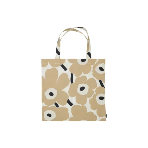 Marimekko совместная брендированная хлопковая сумка-тоут сумка для покупок сумка унисекс серый белый бежевый темно-синий