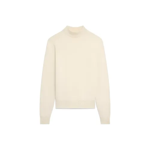 CELINE Triomphe SS25 Свитер Мужской Экрю