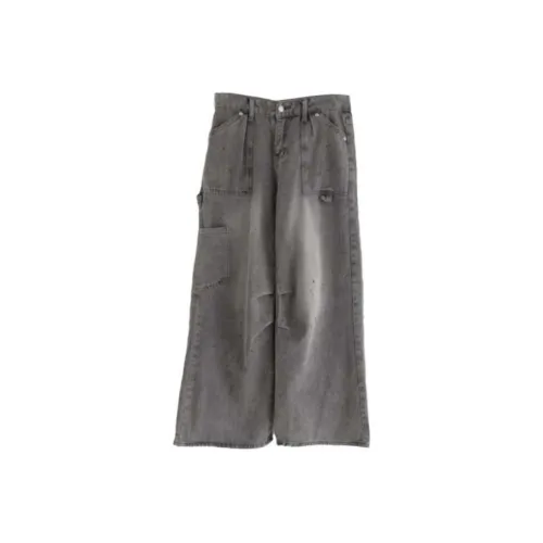 LOWEAR Dirty Краска CARPENTER Деним Брюки Джинсы Женские