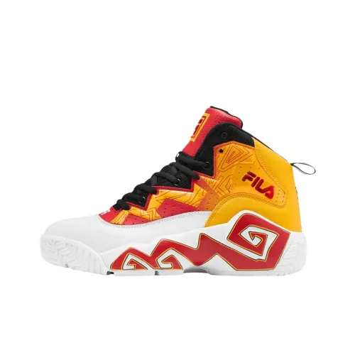 FILA MB Баскетбольные кроссовки Мужской Желтый Белый Красный