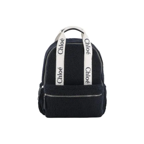 Chloe Переработанный полиэстер рюкзак женский морской синий