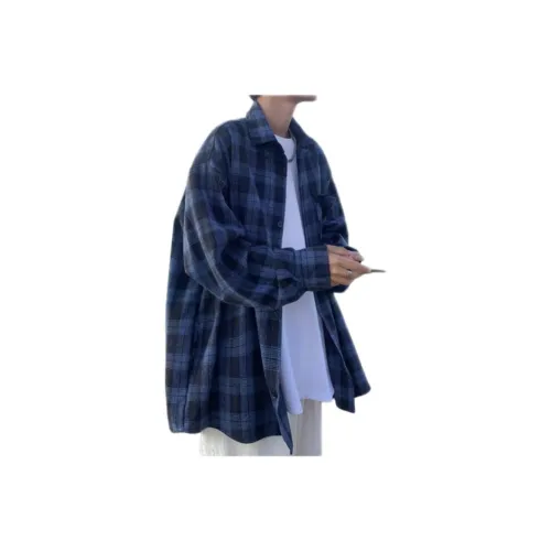 NRXX Blue Men's Shirts NRXX Синий Мужские Рубашки