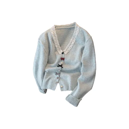 SIBAISHE Светло-синий Женский Трикотаж