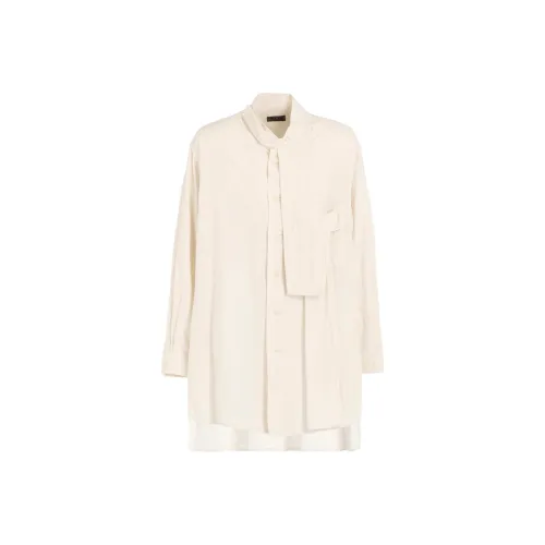 Yohji Yamamoto S'YTE FW25 Double Марлевая Полоска Ожерелье-чокер STOLE Рубашка Унисекс