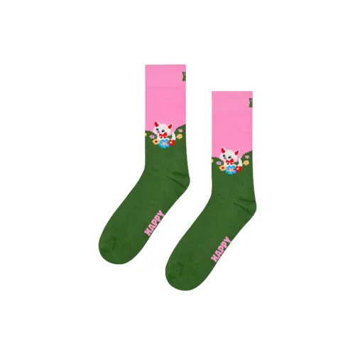 Happy Socks Розовые Унисекс MID Носки до икры