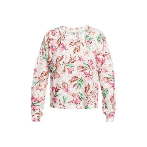 ROXY Розовый Белый Женский T-рубашки