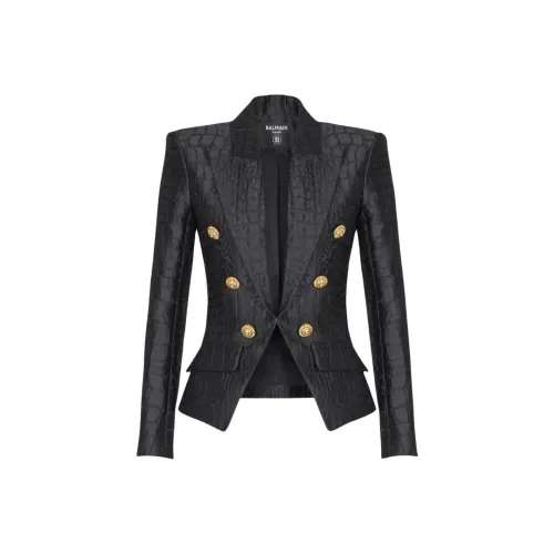 BALMAIN FW25 Бизнес-костюм Пальто Женское