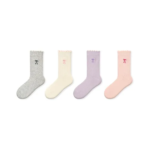 MIANQIXIONG Seaside Greetings 4 Pack Q402 Kids Socks MIANQIXIONG Seaside Greetings 4 Пачка Q402 Kids Носки