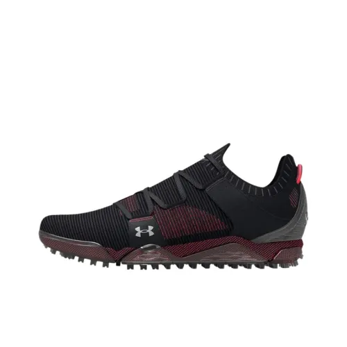 Under Armour HOVR Tour Мужская обувь для гольфа Черная Красная