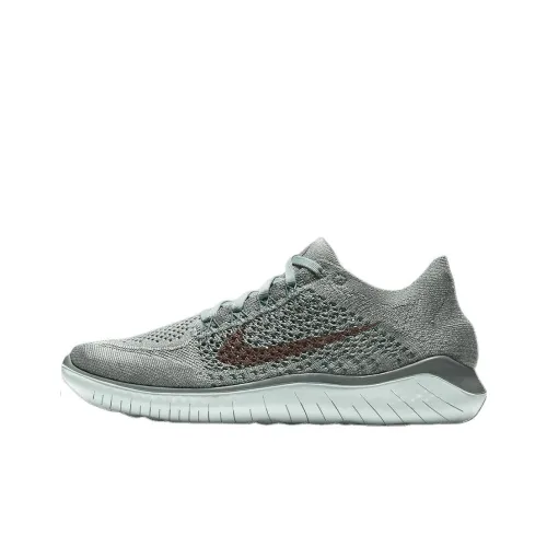 Nike Free RN Flyknit Беговые кроссовки Женские Слюдяной серый