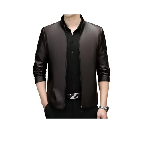 Square Man Also Stands Tall кожаная куртка мужская