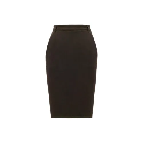 SAINT LAURENT FW25 Повседневный Длинный Юбка Женские