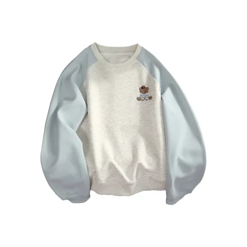 TOUCH Серый Белый Светло-Синий Женские Свитшоты