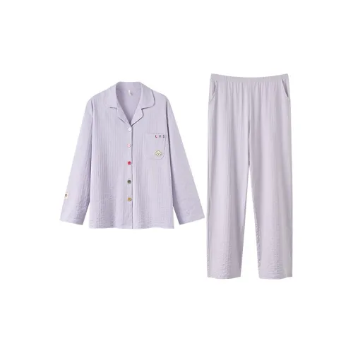 Qin Jing Lilac Women's Pajama Sets Qin Jing Сиреневый Женские Пижамные Комплекты