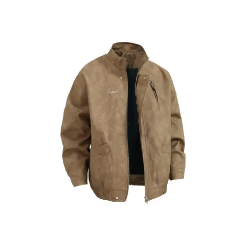 IN'S Унисекс Кожаные Куртки