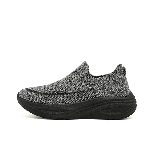 TREEPERI Беговые кроссовки Низкий Топ Счастье Серый Унисекс