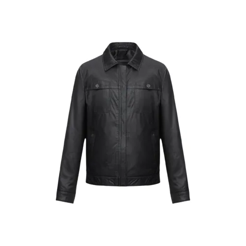 BANGBOY X IZTION Куртка из натуральной кожи Мужская