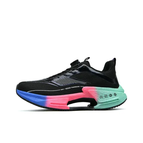 WASSUPHLOVE Беговые кроссовки Низкий Топ Радужный Черный Унисекс