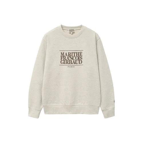Marithe Francois Girbaud FW23 Толстовка Женская Овсяный