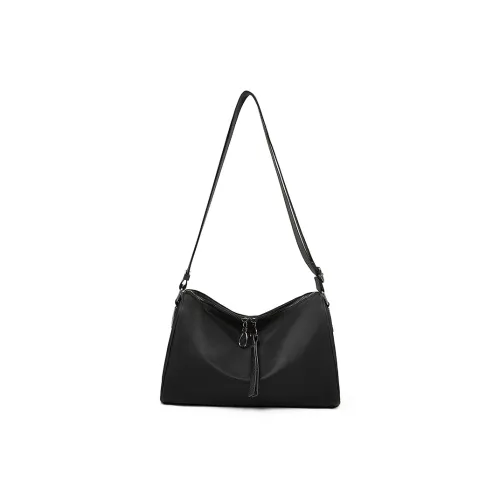 Old Man's Head Ткань Сумка через плечо Сумка на плечо Стандартная Женская Черная