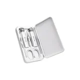 Простой белый ❀ Набор для ухода за ногтями Одежда [5 шт. комплект]